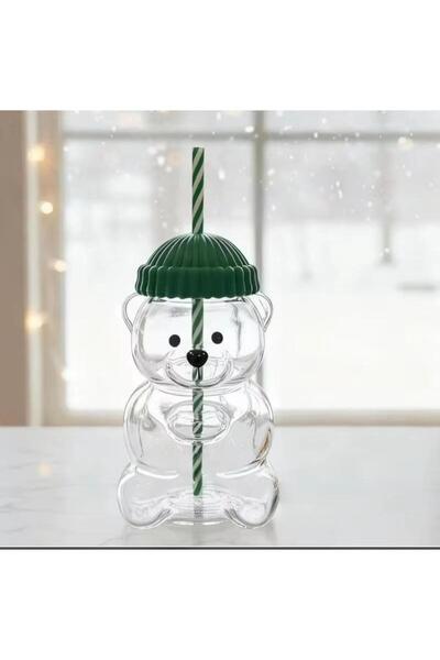 Mi7a Sevimli Ayıcık Pipetli Bardak Bear Cup