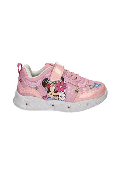 Minnie Mouse Adidași, talpă luminoasă, roz floral