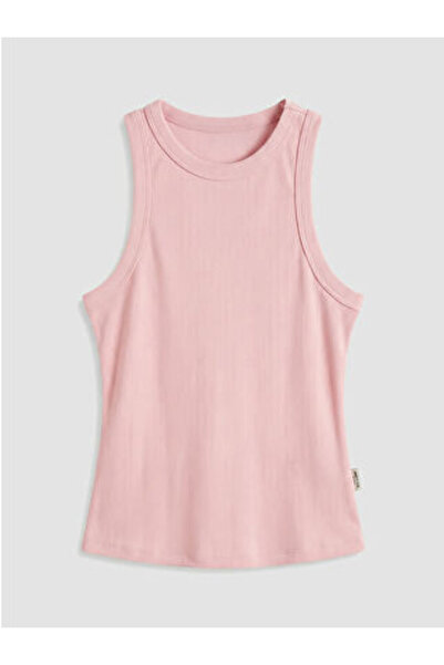 LC Waikiki New Season Pink Crew Neck Women's Undershirt