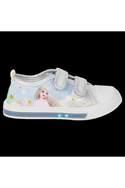 Disney Frozen Φωτιζόμενα Πάνινα Αθλητικά Παπούτσια Disney Frozen Γαλάζια