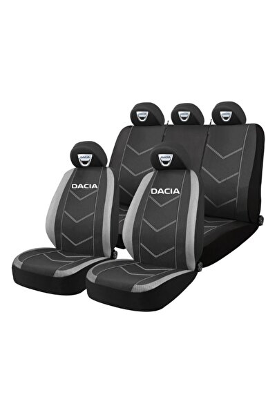 Autohelix MSA Set huse scaune universale HLX3 compatibile cu Dacia – Negru/Gri