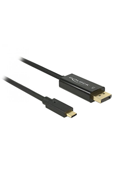 DELOCK Cablu USB TIP C LA DisplayPort 4K 60 HZ T-T 1M , negru