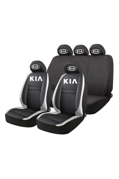Autohelix MSA Set huse scaune universale HLX4 compatibile cu Kia – Negru/Gri