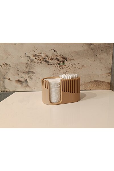 3D snaxx منظم متعدد الأغراض من القطن ومسحات الأذن بتصميم عصري - 12x7x7 سم