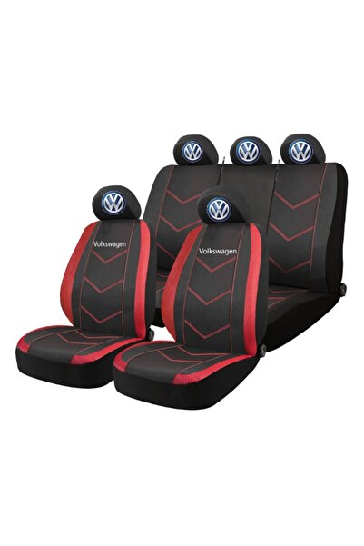 Autohelix MSA Set huse scaune universale HLX6 compatibil cu Volkswagen – Negr...