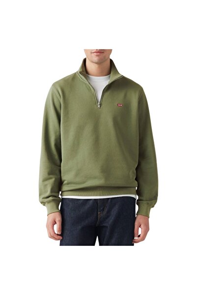 Levis ORIGINAL HOUSEMARK Q-ZIP ΠΟΥΛΟΒΕΡ ΠΡΑΣΙΝΟ ΜΕΛΙΣΣΑΝΟ XL