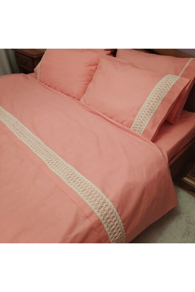 Casa Bucuriei Set lenjerie de pat 200 x 200 x 40 cm, Casa Bucuriei, Model Rus...