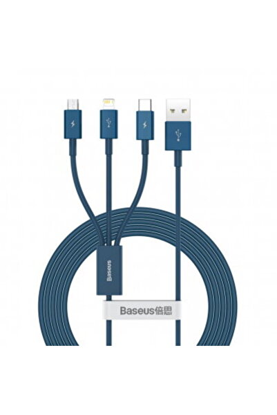 Baseus Data Cable, Baseus, 3 in 1, Usb - Lightning / Usb Type C / Micro Usb, ...