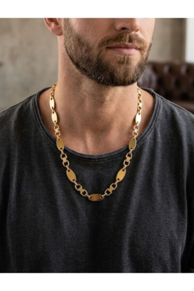 AKSESUARIM Men's Steel Chain Pendant