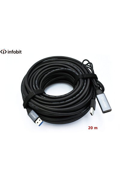 Other Active USB 3.0 extension cable AM/AF, Infobit iCable-USB-ACC20, 5Gbps, ...