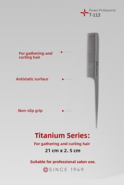 Rodeo Professional Χτένα Κρεπέ από Τιτάνιο T-113
