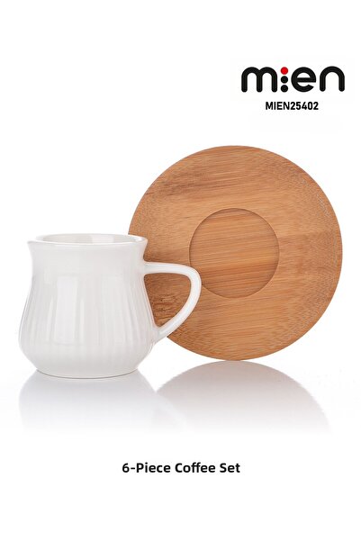 MİEN Bamboo Cup Set for 6 People