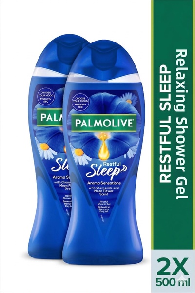 Palmolive Aroma Sensations Restful Sleep Bath and Shower Gel 500 ml X2 Body W...