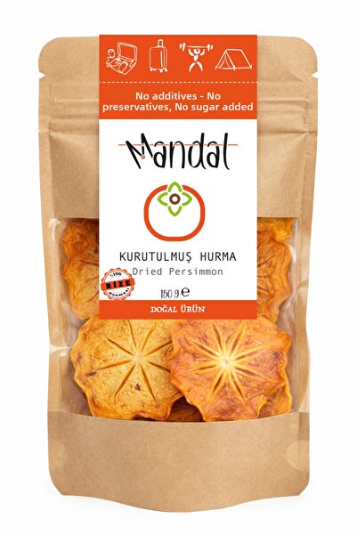 Mandal 150 جرام من التمر المجفف - شرائح فواكه مجففة (ترابزون بور)