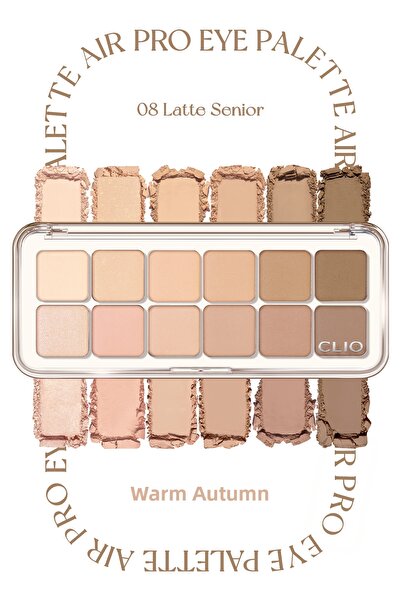 CLIO Clio Pro Eye Palette Air - Eye Shadow Palette with Light Texture, Intens...