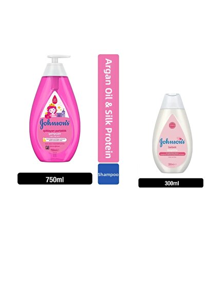 Johnson´s Baby شامبو شاينينج شاين 750 لوشن للأطفال 300 مل