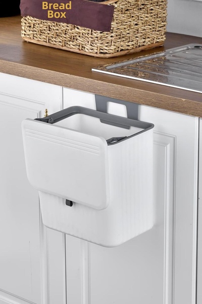 origa Curățare fără efort, coș de gunoi alb pentru bucătărie, care economiseș...