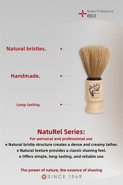 RODEO فرشاة حلاقة اللحية كبيرة 603