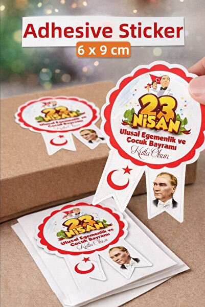 MSticker مجموعة ملصقات ياكا 23 أبريل 25 قطعة |   كوكارت لاصق مقاس 6x9 سم |   ...