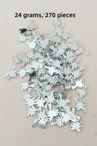 NOVAHAVEN Oya Abiye سلسلة أساور من البليكسيجلاس المعدني والبلاستيك والترتر با...