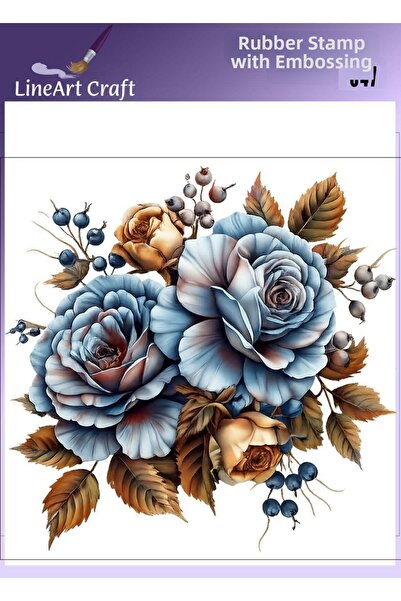 LİNEART Iron-On Rubon Transfer Printing for Wood & Fabric Transfer No:Rb647-3...