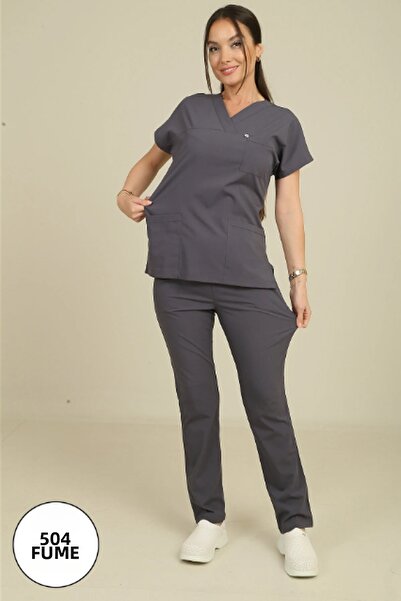 DENİZ İŞ طقم ياراساكول ليندا سكرابس للنساء - فومي