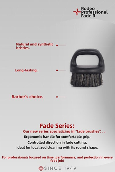 RODEO Επαγγελματικό δαχτυλίδι, βούρτσα επαναφοράς μαλλιών Fade-r Mini