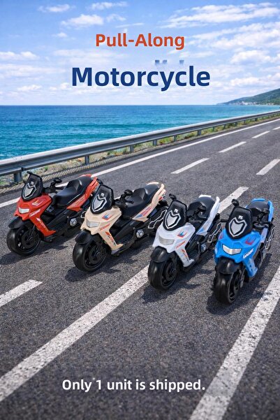 hak-iş oyuncak دراجة نارية لعبة بطول 13 سم - شحن فردي