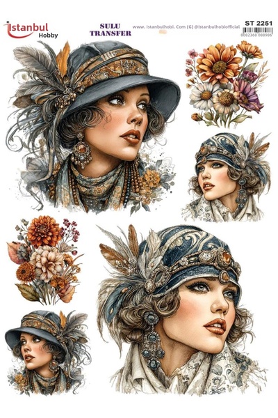 İstanbul Hobi Water Transfer Paper 25X35Cm St-2251