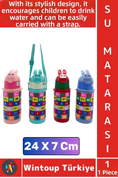 Wintoup # Water Bottle Office School Children's Water Drinking Habit Educatio...