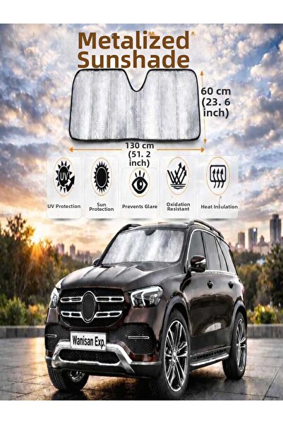 Ankaflex Car Windshield Metalized Sunshade Blocks Uv Rays Insulated Auto Suns...