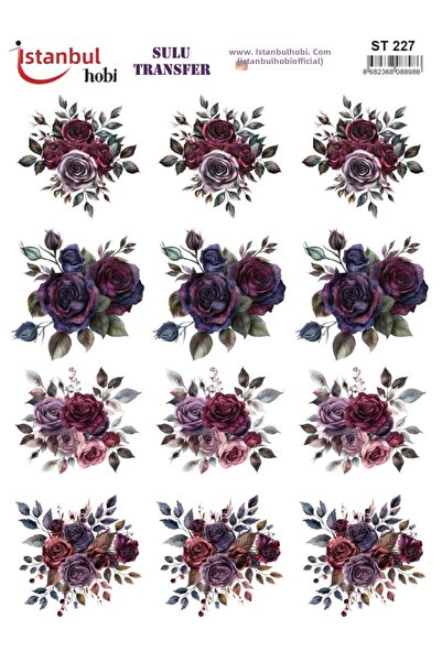 İstanbul Hobi Water Transfer Paper 25X35Cm St-227