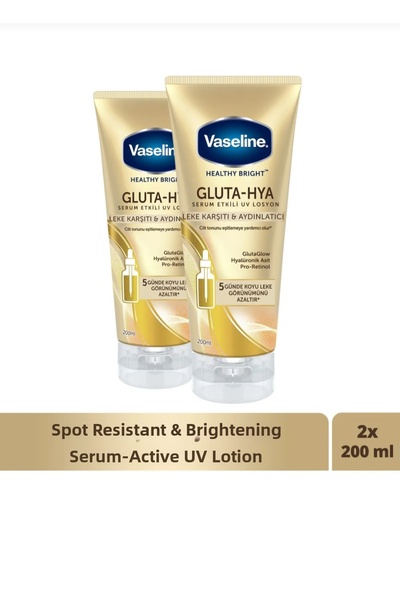 Vaseline Gluta Hya Serum Effective Uv Lotion Anti-Blemish and Brightening 200...