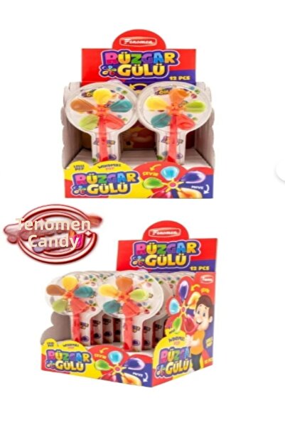 Emrah Gültekin حلوى لوليبوب روزال ميني 5 قطع ملونة دوارة + مجموعة هدايا مينيو...