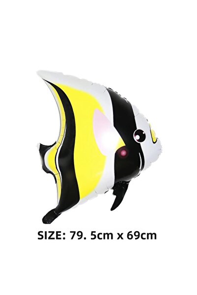 İSTOÇ PARTİ Black Fish Foil Balloon