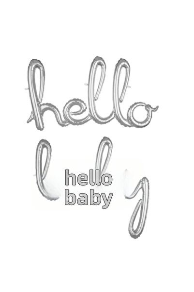 Bkmc Hello Baby Baby Foil Balloon Baby Shower Set