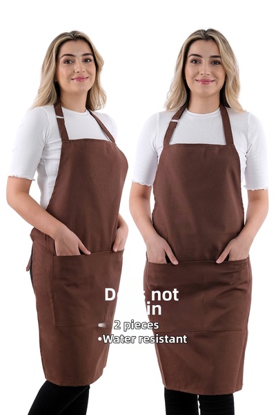 sevilya 2 مريلة مطبخ بسيطة قابلة للتعديل بحزامين