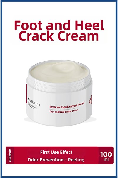 Quality Life Foot and Heel Crack Care Cream Moisturizing Foot Care Anti-Odor ...