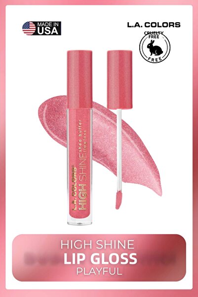 L.A Colors High Shine Lip Gloss - Long-Lasting Crystal Sparkle Lipgloss # Clg...