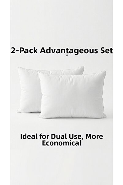 cottoncloth Pernă interioară 2 bucăți din silicon premium cu mărgele 40x60 cm...