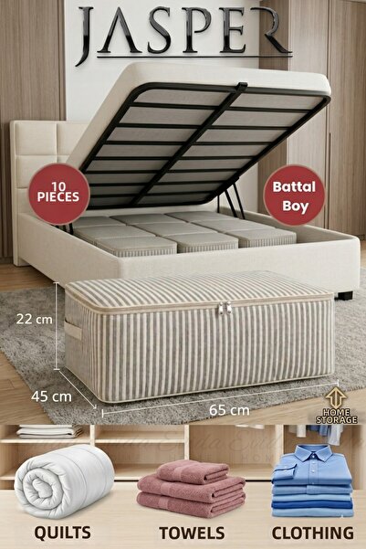 Evida 10 bucăți de husă organizator pentru pat și canapea extensibilă, antrac...