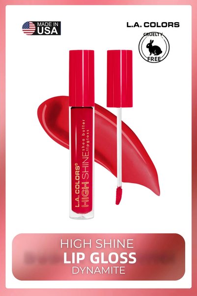 L.A Colors High Shine Lip Gloss - Long-Lasting Crystal Sparkle Lipgloss # Clg...