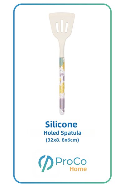 PROCO HOME Yellow silicone corrugated spatula