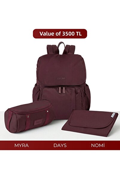 Lucina Days Baby Care Set: Days Mother and Baby Thermal Care Bag & Myra Organ...