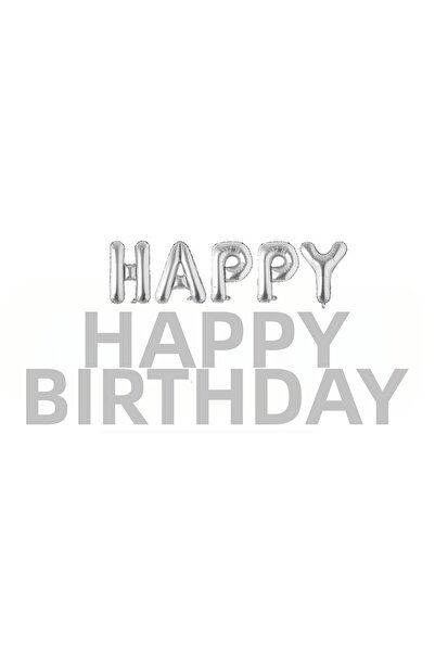 Bkmc HAPPY BIRTHDAY SILVER SET BALLON