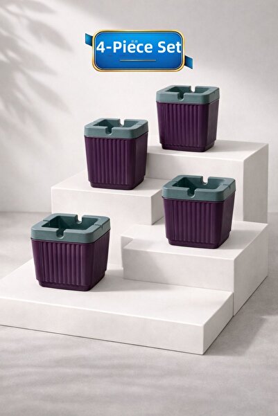 LE PARİS Σετ 4 διακοσμητικών ριγέ τασάκια |   Τασάκι τσιγάρων χωρίς καπνό με ...