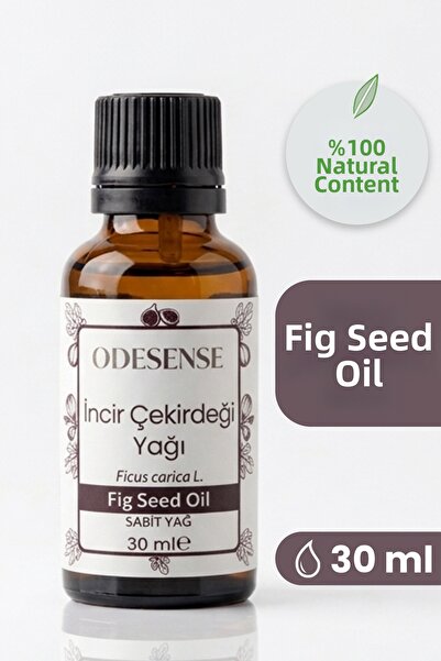 ODESENSE زيت بذور التين 30 مل، معصور على البارد، طبيعي ونقي 100%، زيت للعناية...