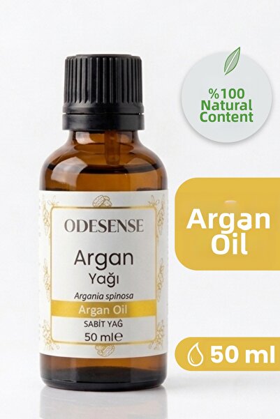ODESENSE زيت الأرغان 50 مل، معصور على البارد، طبيعي ونقي 100%، زيت للعناية با...