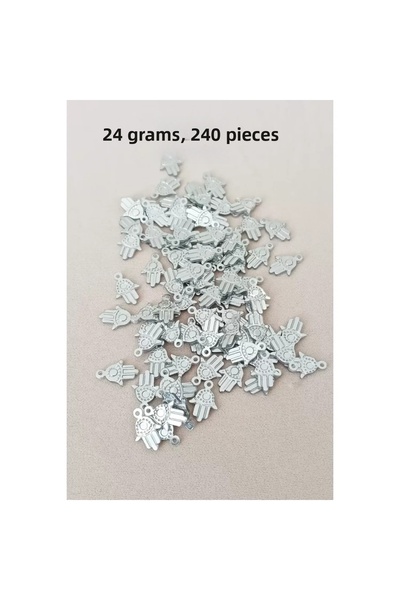 NOVAHAVEN Oya Evening Dress Bracelet Necklace Plexi Metallic Plastic Flake Si...