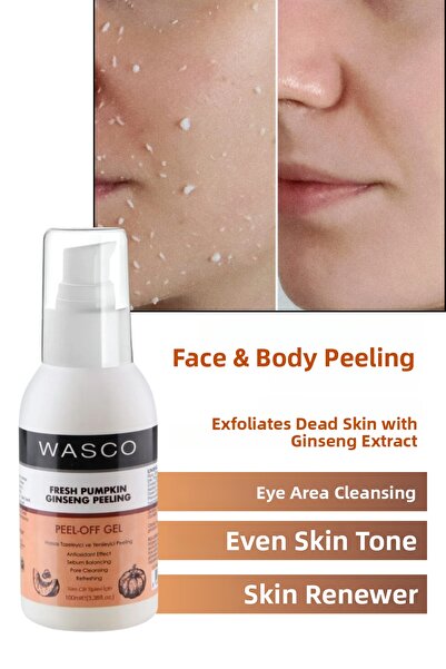 wasco مقشر الوجه والجسم بخلاصة الجينسنغ - ينقي ويجدد ويفتح الجلد الميت